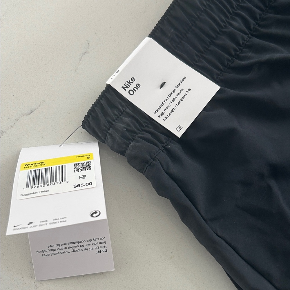 Nike One Black Workout Pants